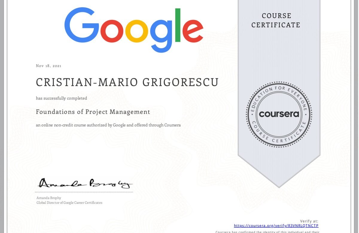 Foundation of Project management