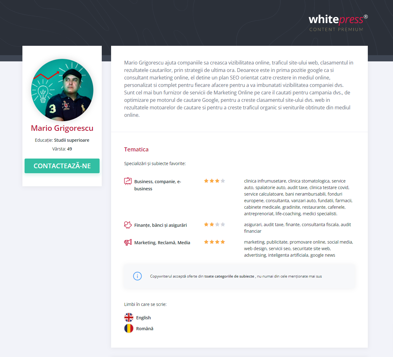 Partener WhitePress Romania